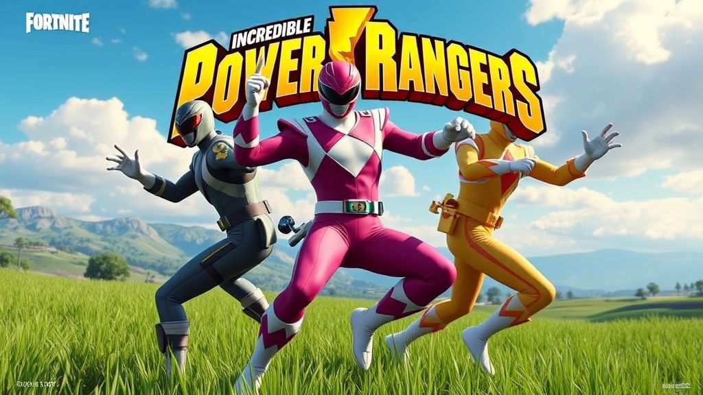 《堡垒之夜》新赛季炸裂联动：恐龙战队全员出击