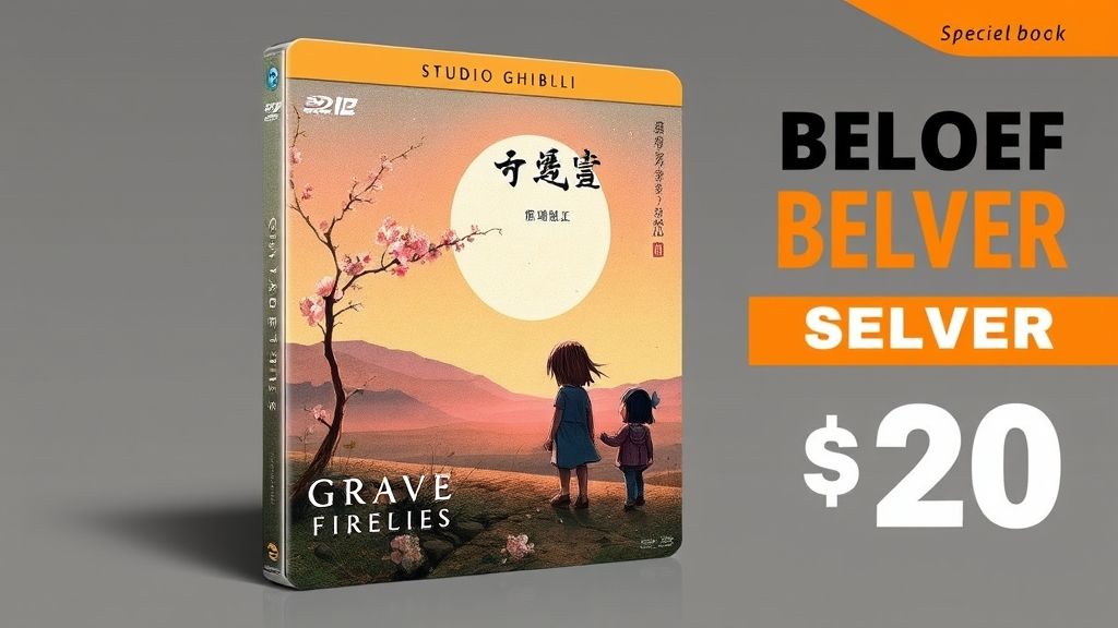 《萤火虫之墓》铁盒版史低特惠 | 吉卜力最虐心战争经典蓝光收藏指南