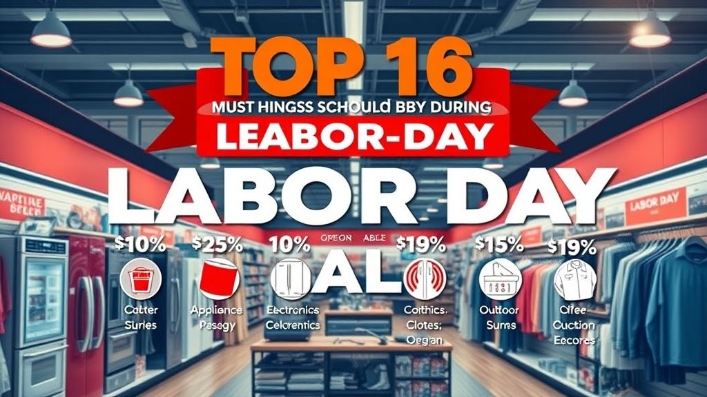 2024劳动节购物攻略：这9类商品现在买最划算