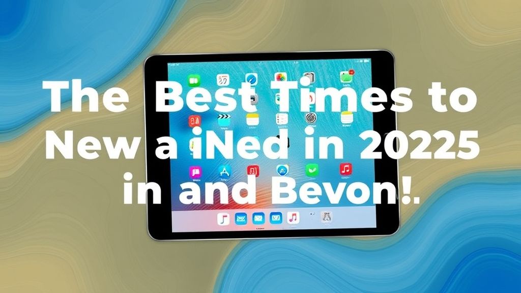 iPad购买攻略：2025年最佳入手时机与省钱秘籍